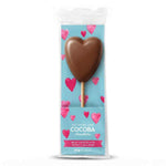 Milk Chocolate Heart Shaped Lollipop