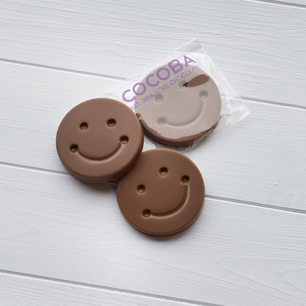 Belgian Milk Chocolate Smiley Faces