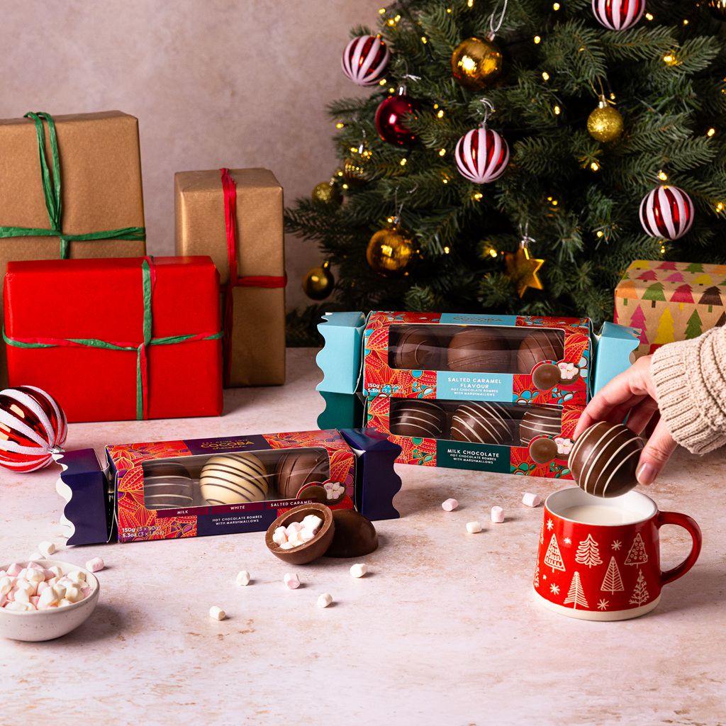 Milk Chocolate Hot Chocolate Bombe Cracker