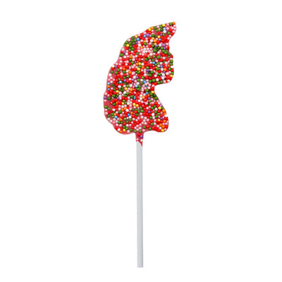 Pink Unicorn Lollipop with Sprinkles