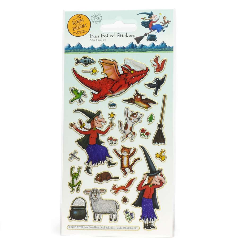 Room On The Broom Stickers