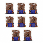 Multiple packages of COCOBA chocolate buttons on a white background