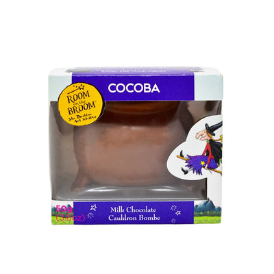 Cocoba milk Hot Chocolate Cauldron Bombe for Room On The Broom