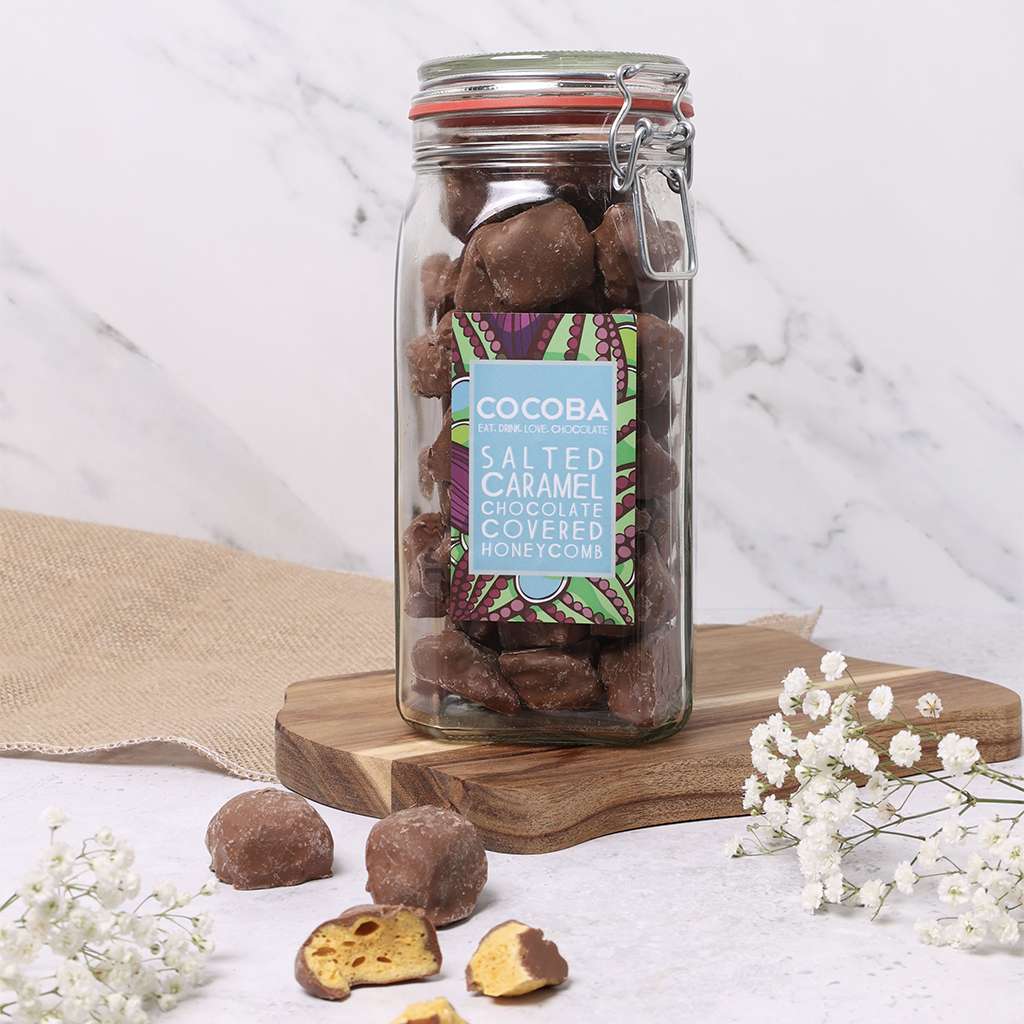 Salted Caramel Chocolate Covered Honeycomb