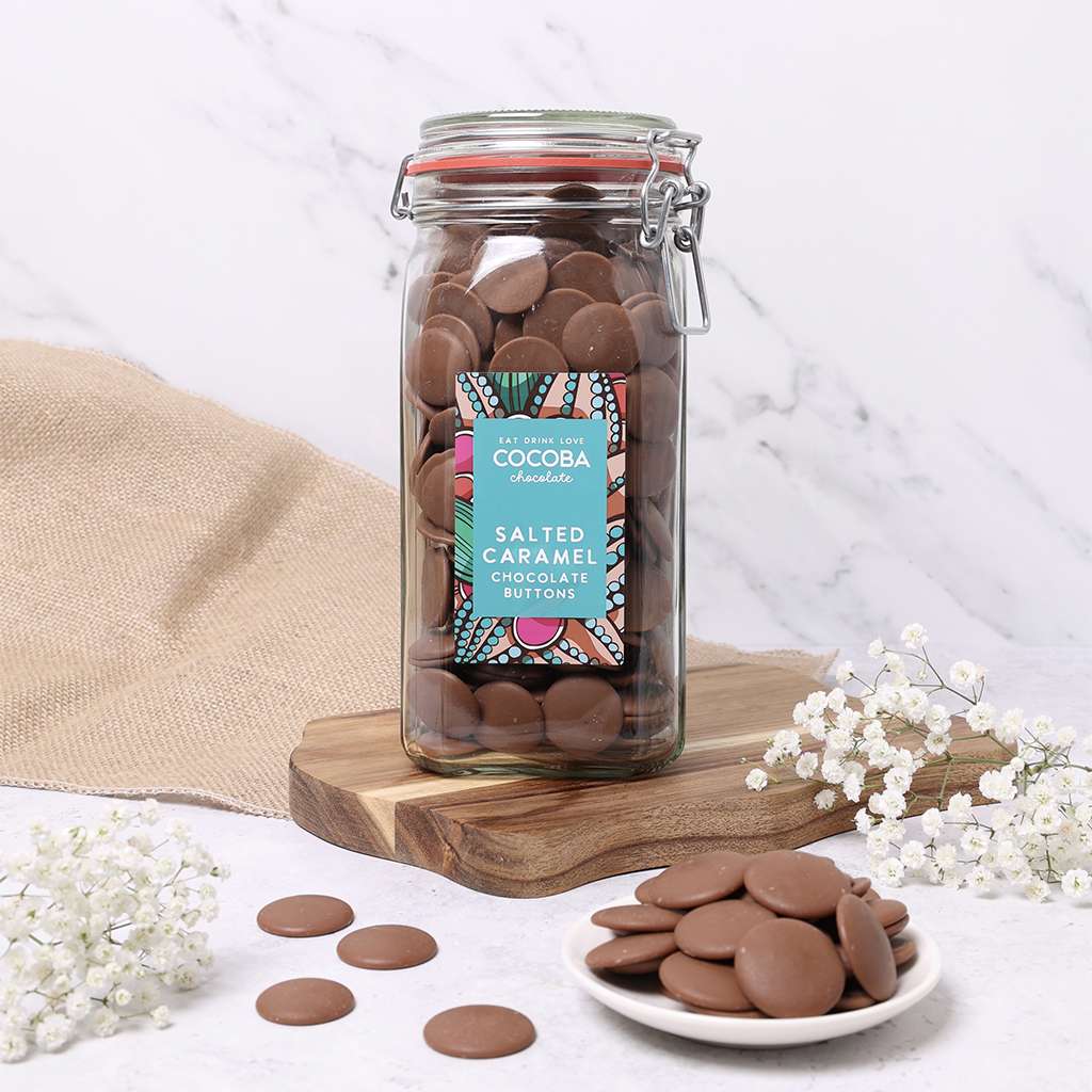 Salted Caramel Chocolate Buttons