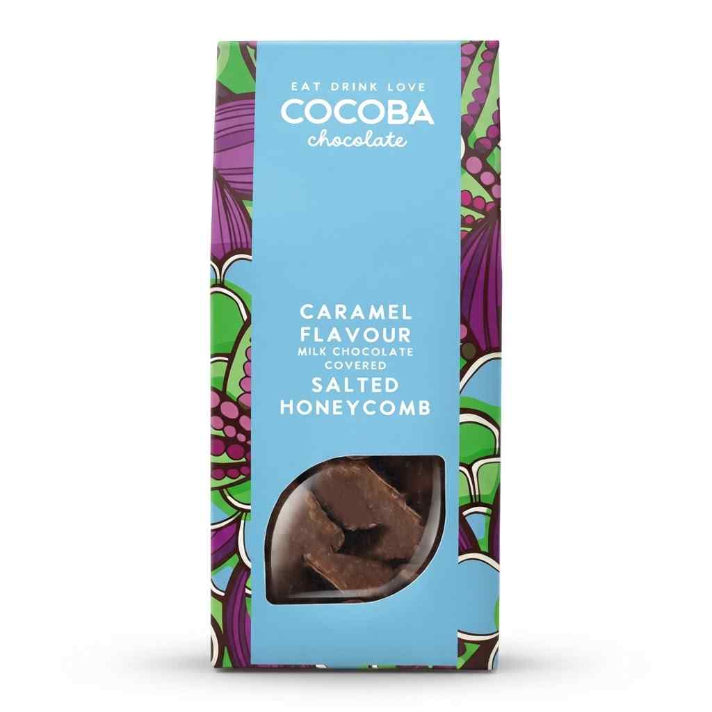 Salted Caramel Milk Chocolate Covered Honeycomb Bites