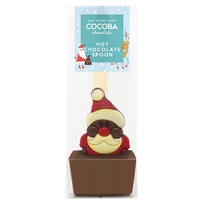 Santa Character Christmas Hot Chocolate Spoon