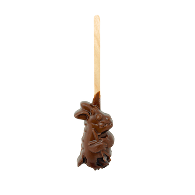 Single Gruffalo Hot chocolate stirrer against a white background