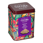 Gift tin containing smooth milk chocolate flakes to make a delicious hot chocolate.