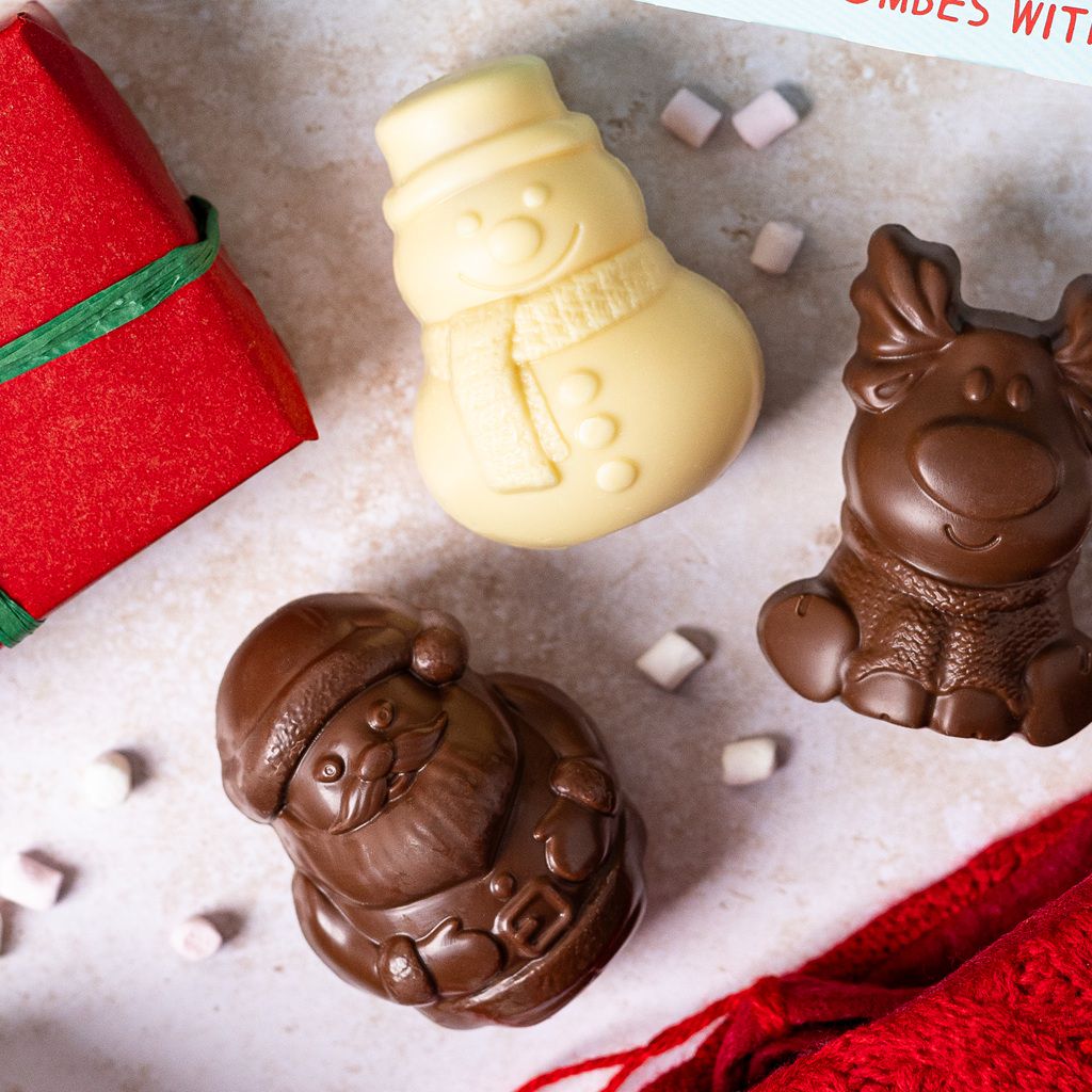 Christmas Snowman Hot Chocolate Bombe (single)