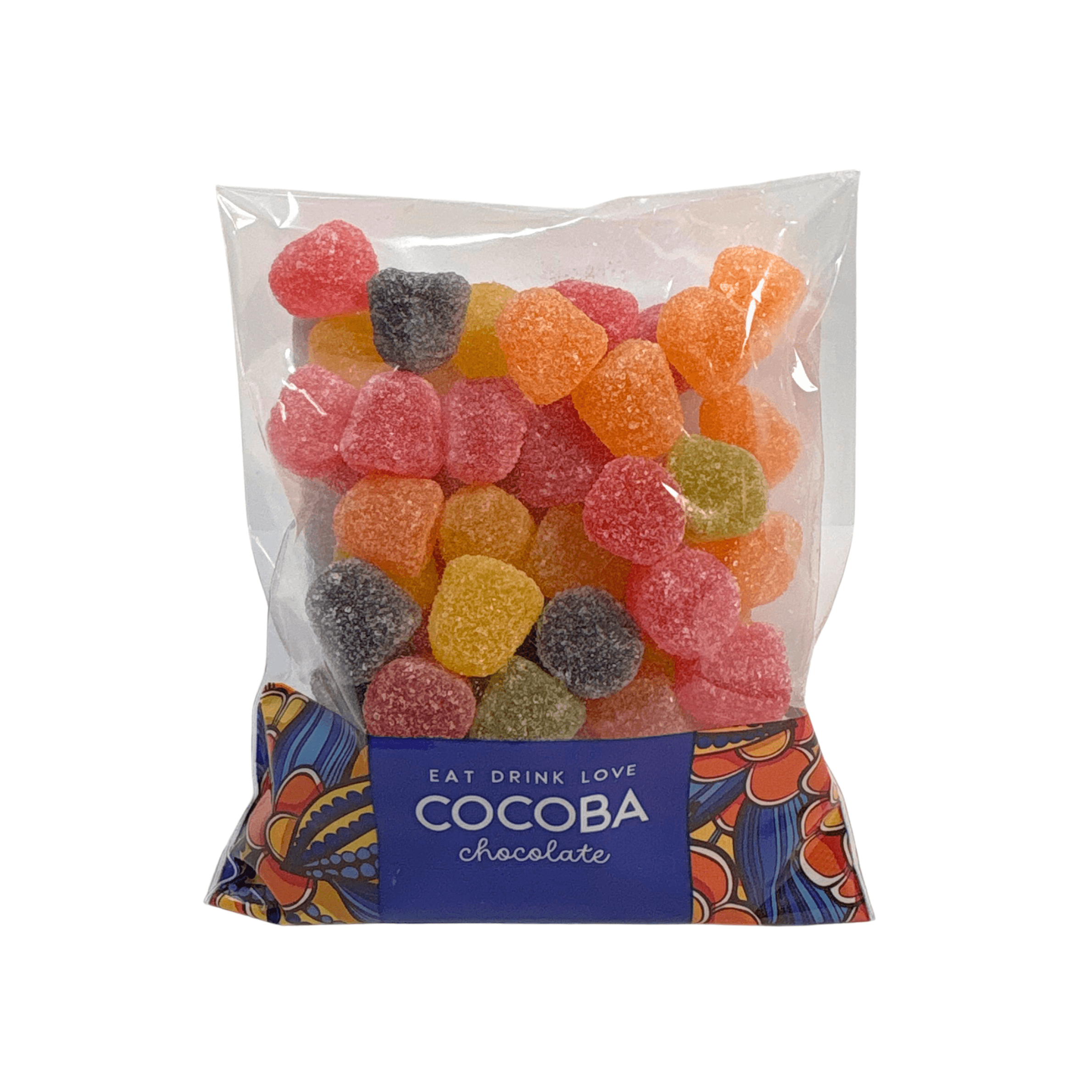 Sugar Coated Fruit Flavour Jelly Sweets | Cocoba Chocolate