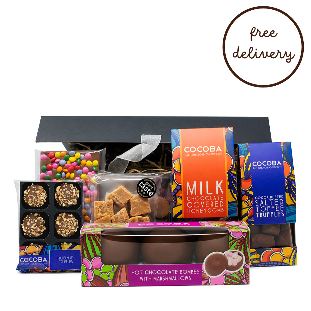 The Chocolate Sharing Gift Set, Medium with Free Delivery