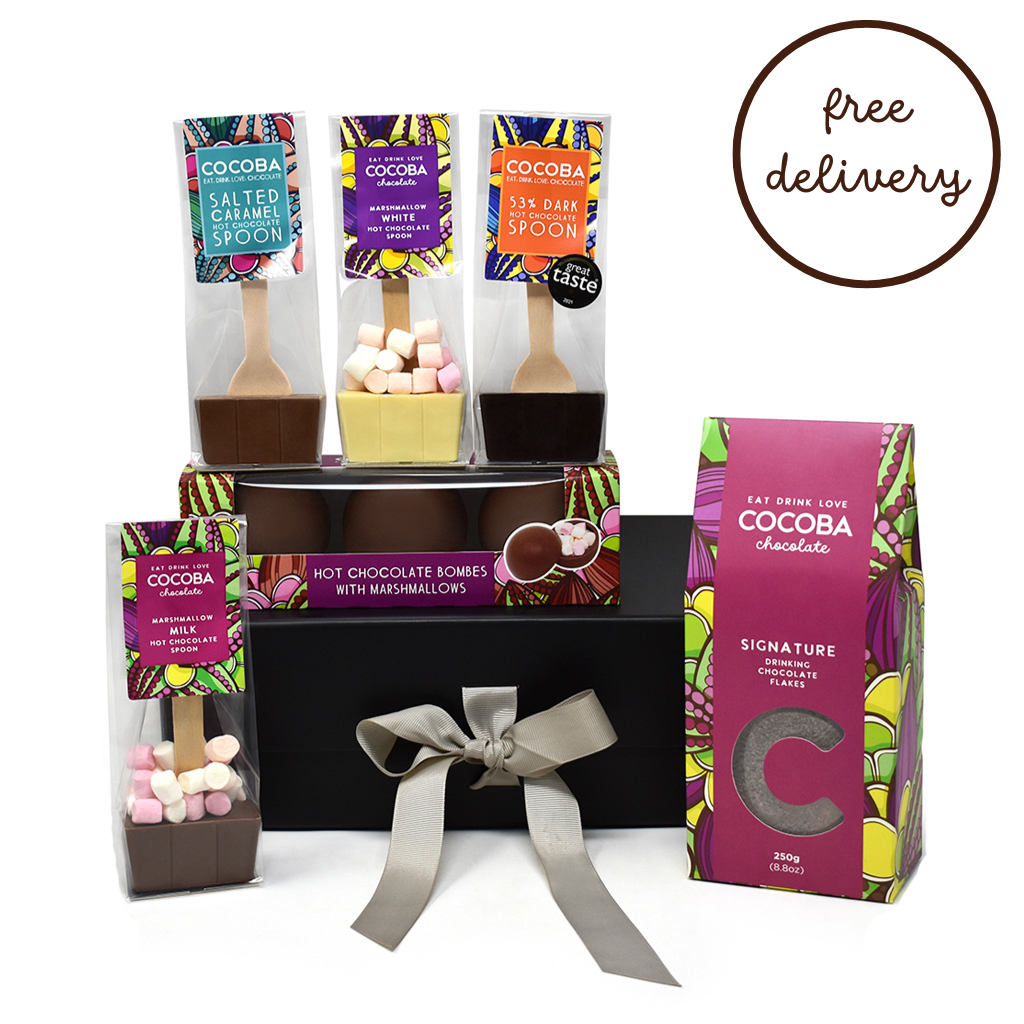 Hot Chocolate Collection Gift Box with Free Delivery