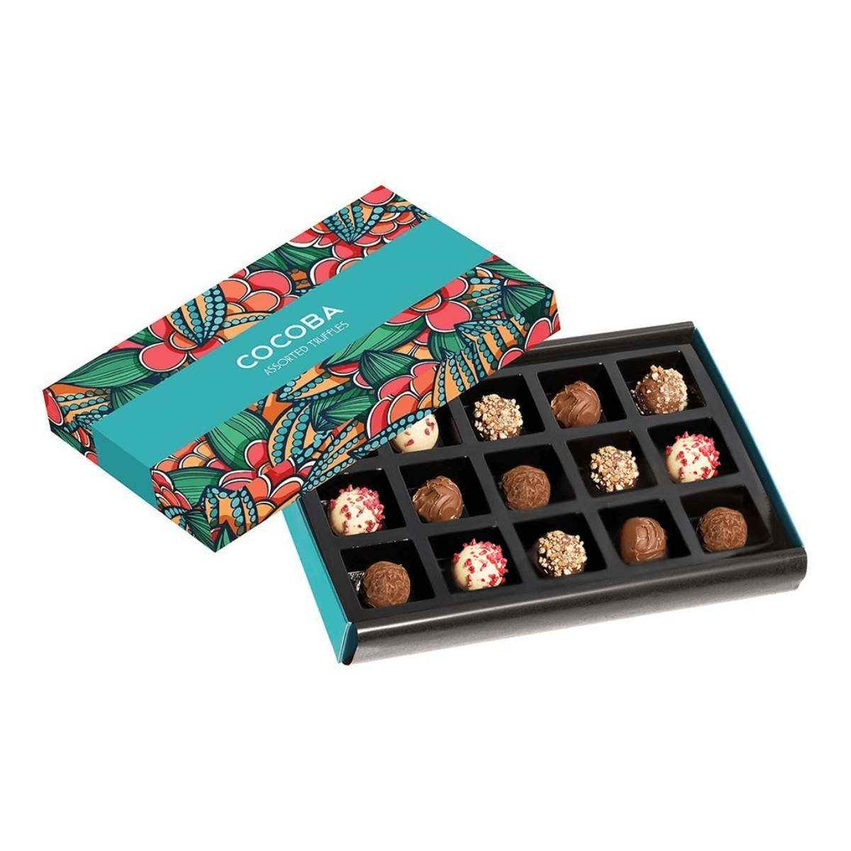 15 Assorted Chocolate Truffles Gift Box_open