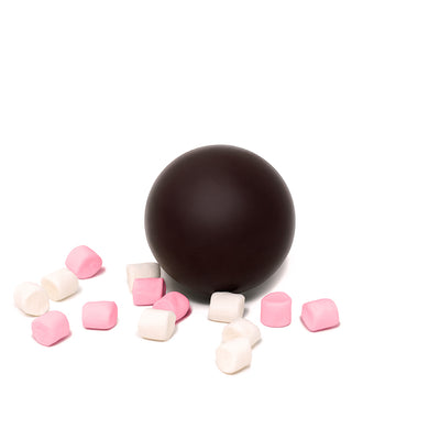 Dark Chocolate Hot Chocolate Bombe with Marshmallows