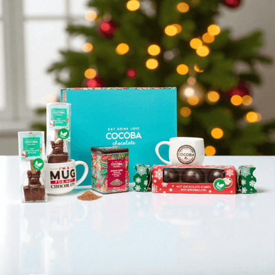 vegan sharing gift set on a white background