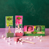 Wicked Hot Chocolate Bombes and Wicked Hot Chocolate spoons - pink and green