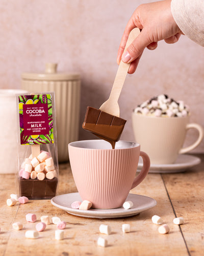 Marshmallow Milk Hot Chocolate Spoon