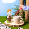 Zog shaped Milk Chocolate Hot Chocolate Stirrer