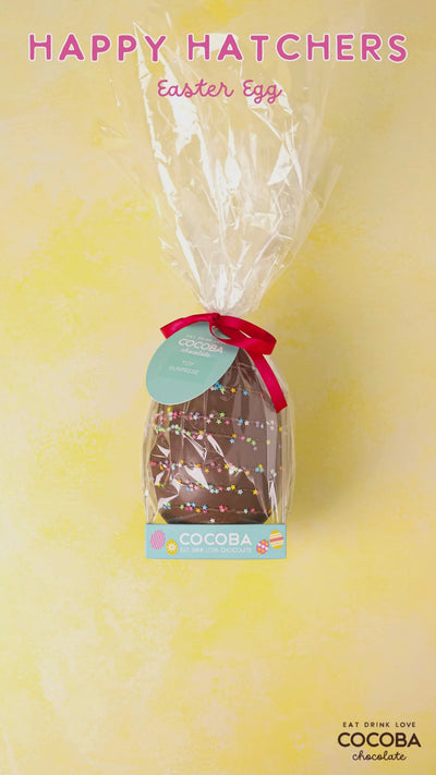 Happy Hatchers, 250g Chocolate Egg including a Soft Toy Surprise