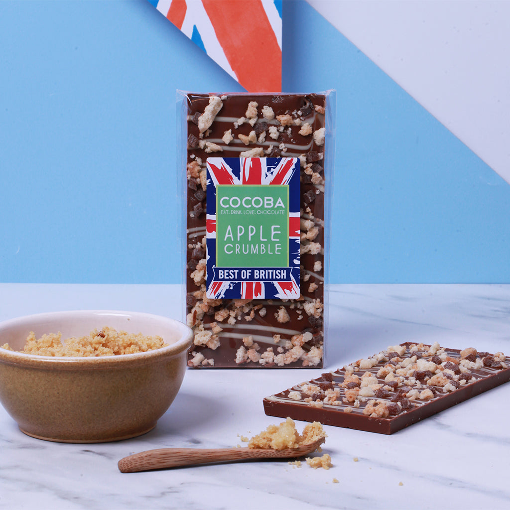 Best of British Apple Crumble Chocolate Bar