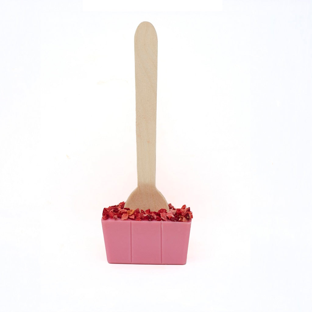 Best of British Strawberries & Cream Hot Chocolate Spoon