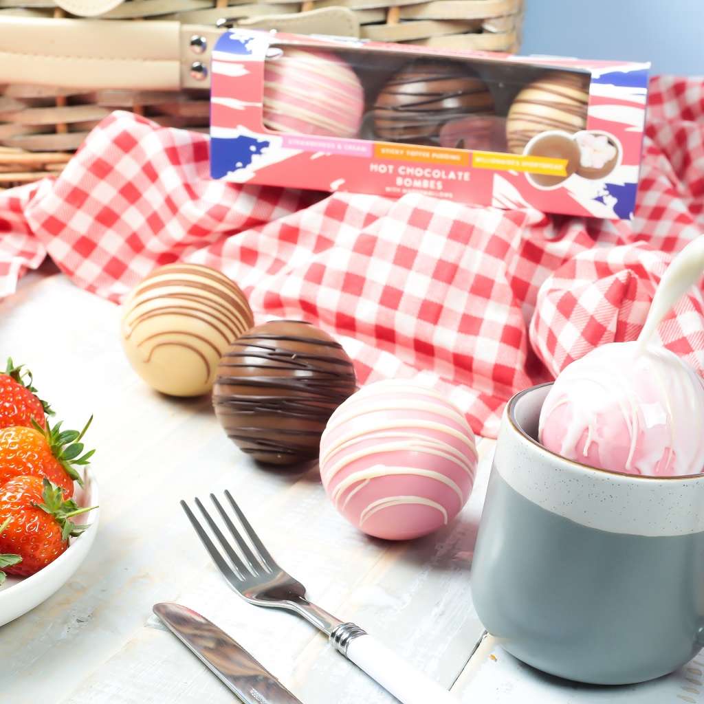 Mixed Hot Chocolate Bombes