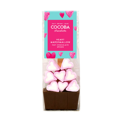 Heart Marshmallow Hot Chocolate Spoon