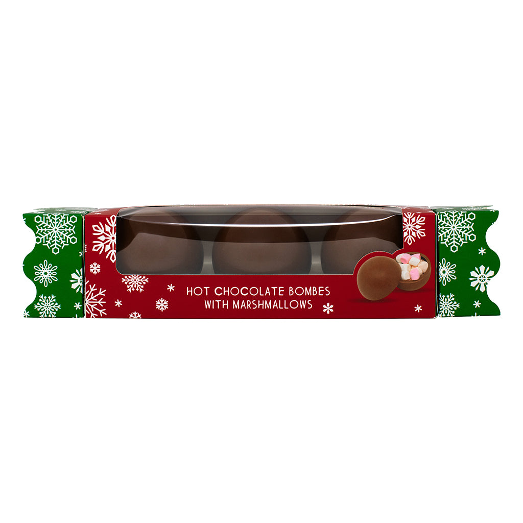 Christmas Hot Chocolate Bombe Cracker