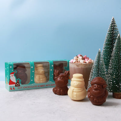 Christmas Character Hot Chocolate Bombes Lifestyle