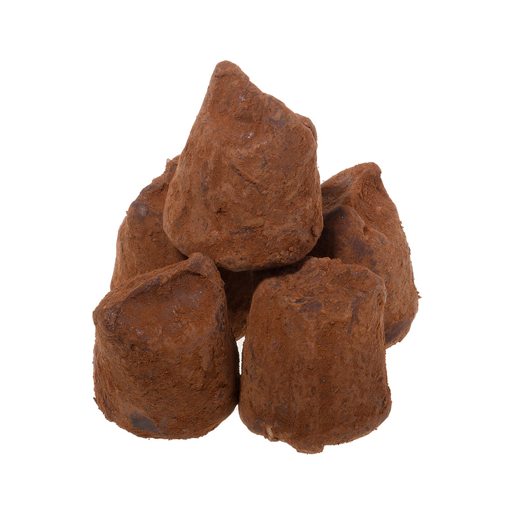 Cocoa Dusted Salted Toffee Truffle