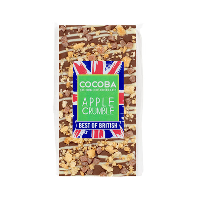 Apple Crumble Chocolate Bar Wrapped