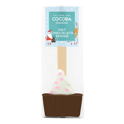 Christmas Tree Marshmallow Hot Chocolate Spoon