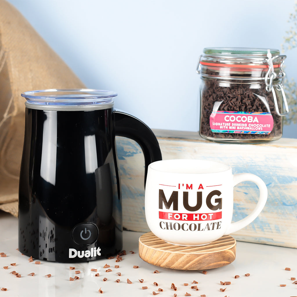 Dualit Milk Frother Hot Chocolate Gift Set
