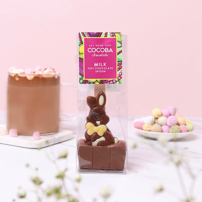 Easter Bunny Milk Chocolate Hot Chocolate Stirrer