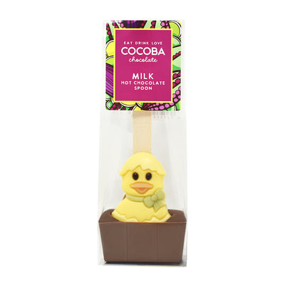 Easter Duckling Milk Hot Chocolate Spoon
