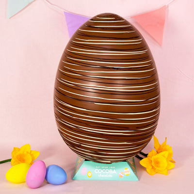 4kg Giant Easter Egg with Chocolate Drizzle