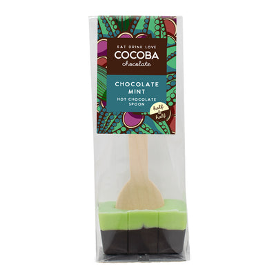 Chocolate Mint Hot Chocolate Spoon