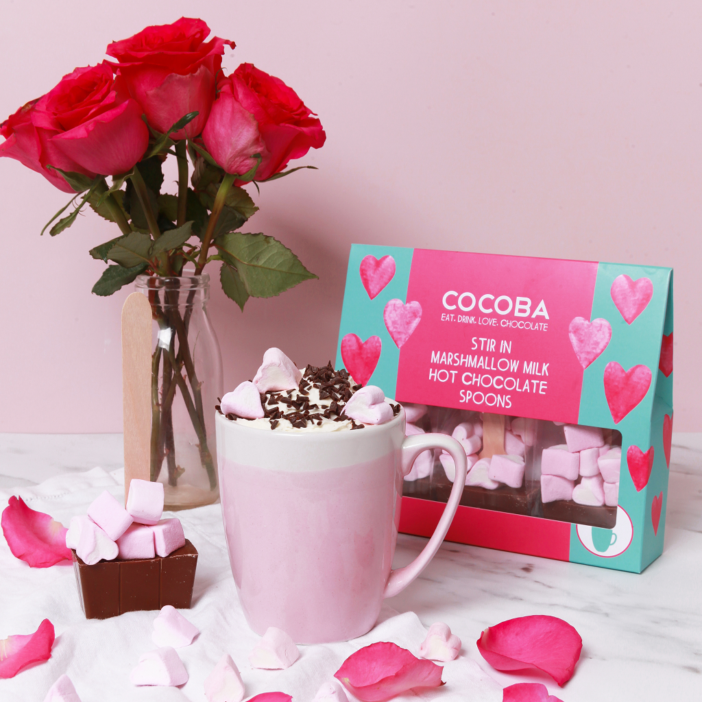 Valentine's Hot Chocolate Spoon Gift Set