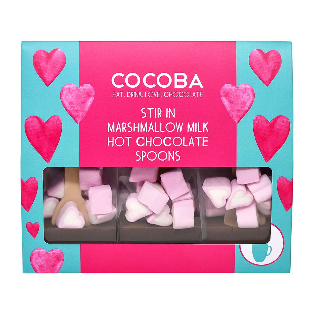 Marshmallow Milk Hot Chocolate Spoon Gift Set