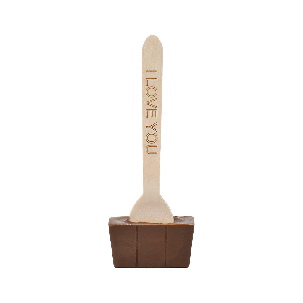 I Love You Personalised Hot Chocolate Spoon