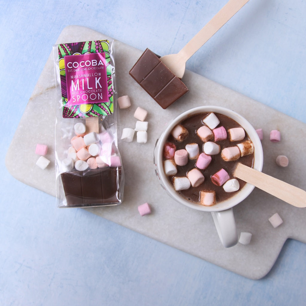 Marshmallow Milk Hot Chocolate Spoon