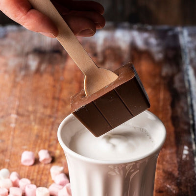 Marshmallow Salted Caramel Hot Chocolate Spoon