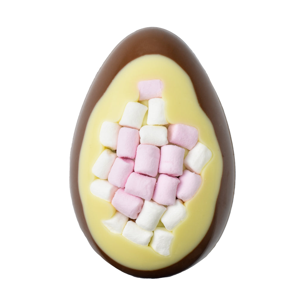 Mini Egg with White Chocolate and Mini Marshmallow Centre