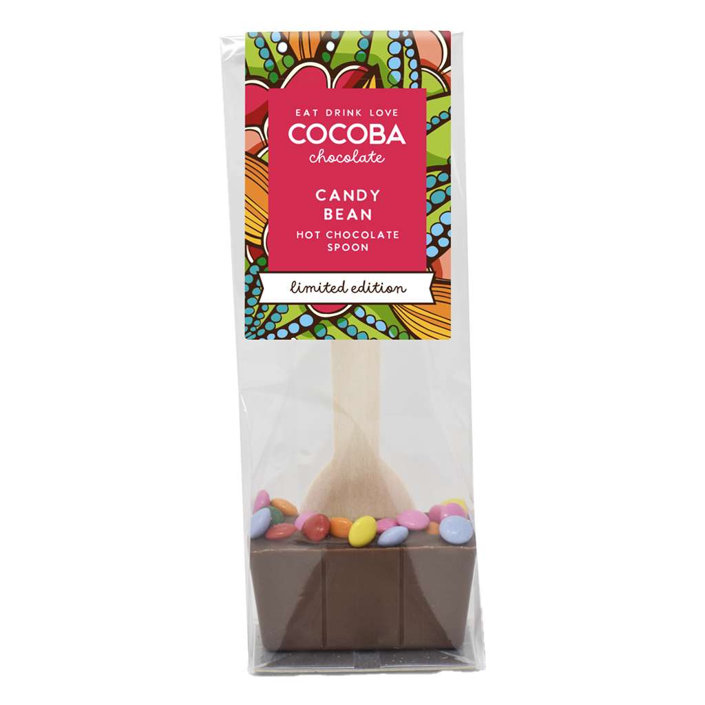 Candy Bean Hot Chocolate Spoon
