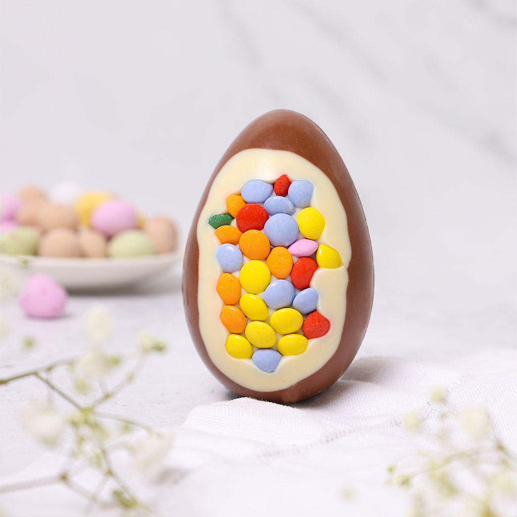 Mini Milk Chocolate Easter Egg with Candy Beans