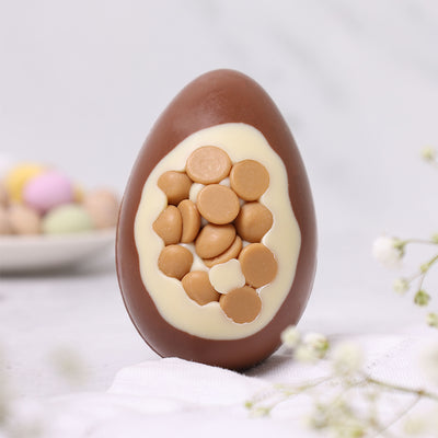 Mini Milk Chocolate Easter Egg with Caramel Buttons