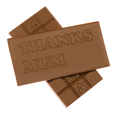 Personalised Engraved Milk Chocolate Bar_Thanks Mum