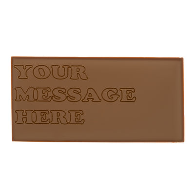 Personalised Engraved Milk Chocolate Bar_your message here