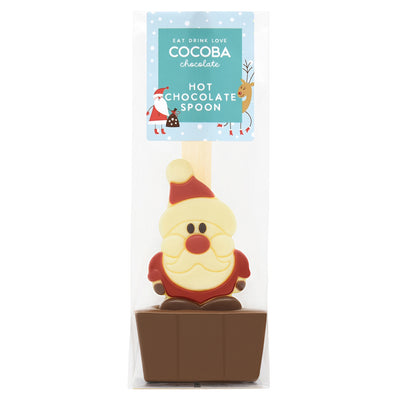 Santa Milk Chocolate Hot Chocolate Spoon